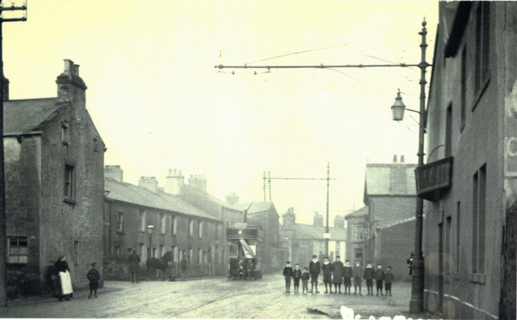 Tram terminus at Scotforth 1902